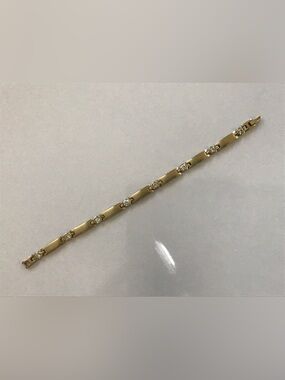 Speidel Gold Clad Diamonique Bracelet 8”